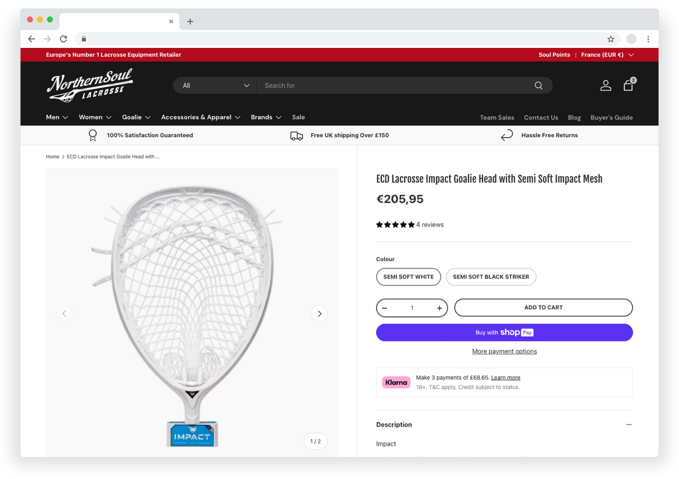 Shopify Case Study - Northern Soul Product